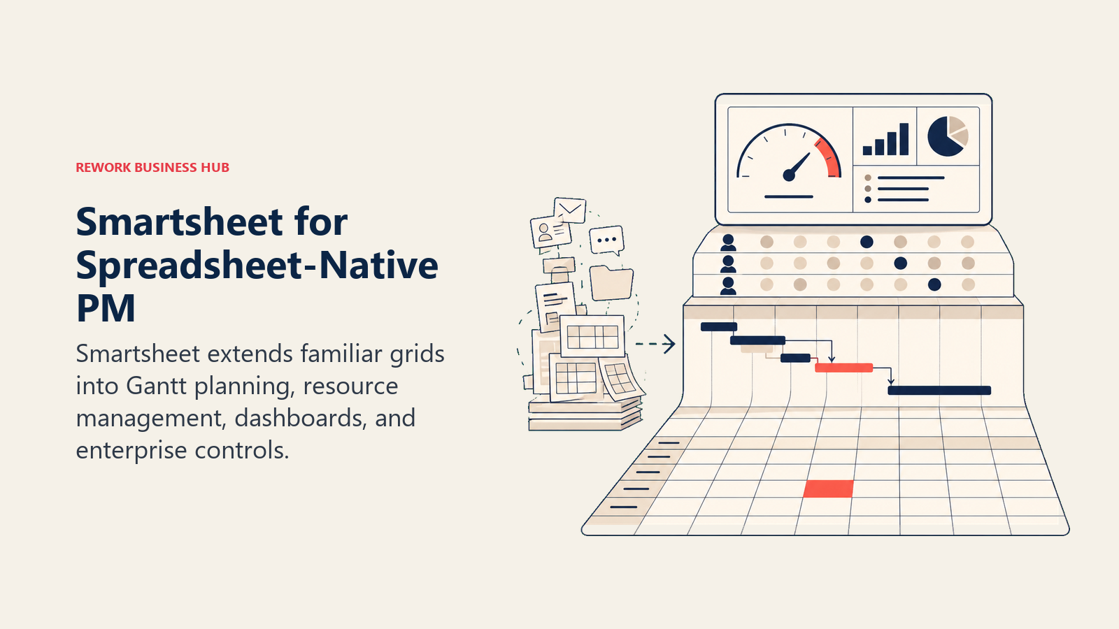 Smartsheet for Spreadsheet-Native PM: spreadsheet program stack