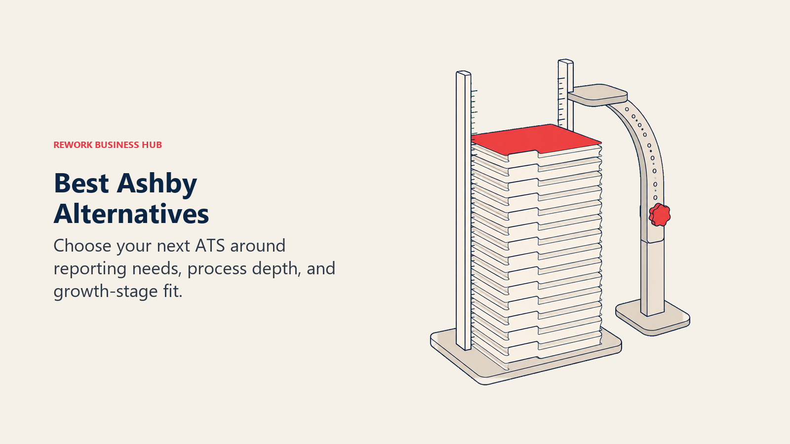 Ashby alternatives illustrated by an adjustable gauge measuring a growing stack of employee files