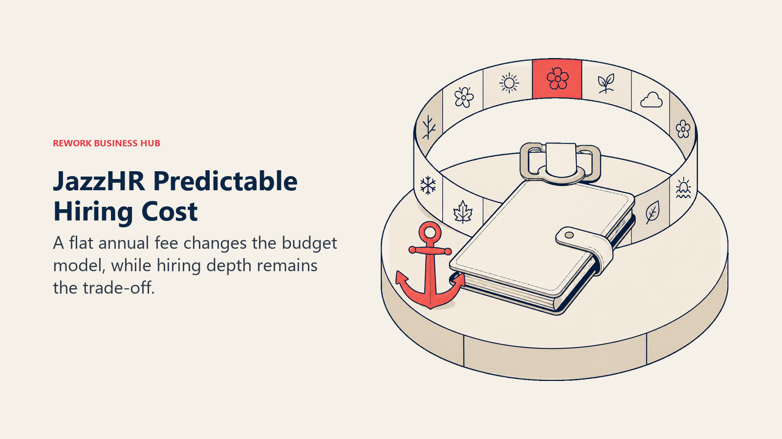 A recruiting portfolio rests on a stable annual budget base