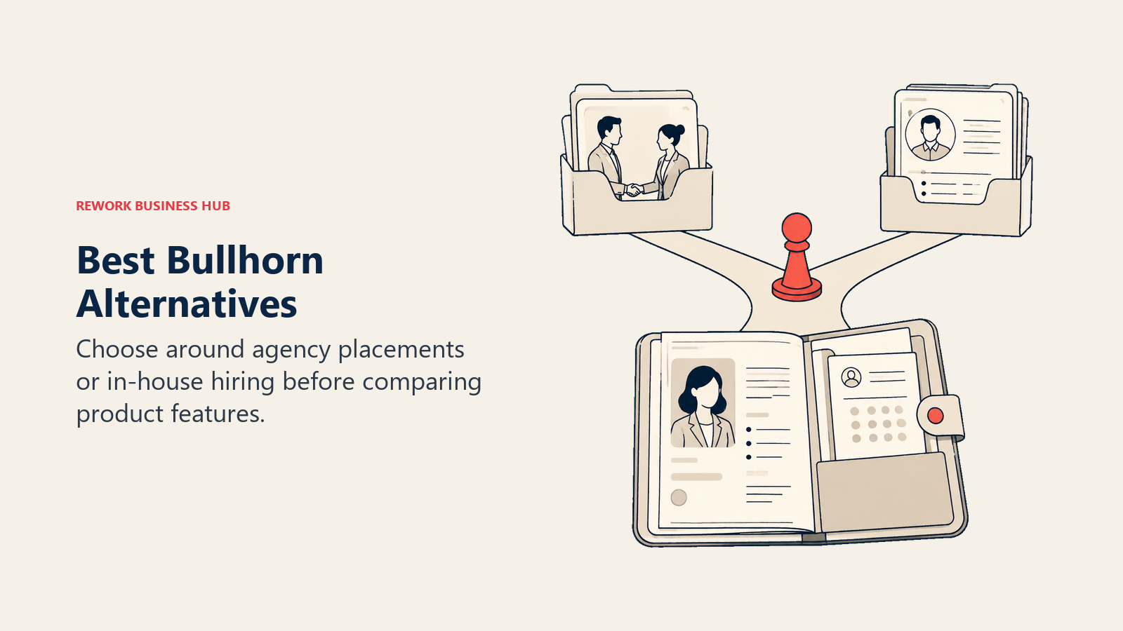 A recruiting portfolio branches into agency placement and internal employee hiring