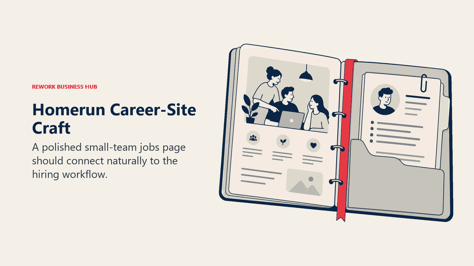 Homerun Career-Site Craft illustrated by design portfolio