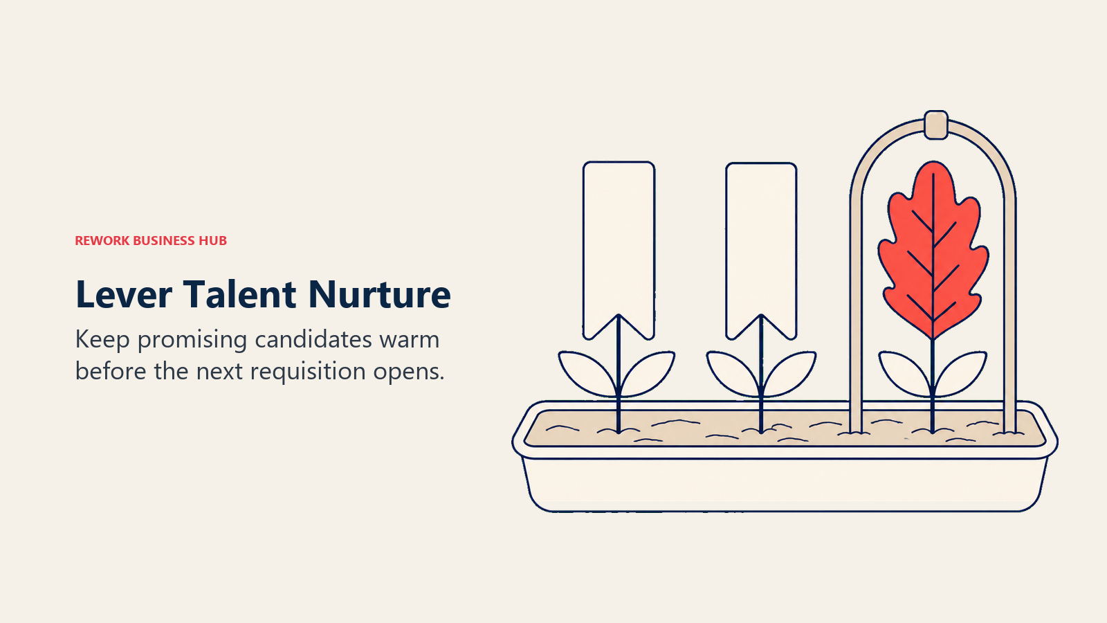 Growing plants with candidate markers representing a nurtured talent pool.