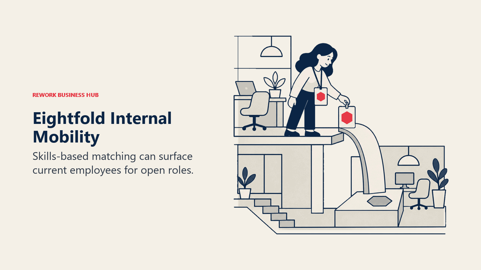 Eightfold Internal Mobility illustrated by internal bridge