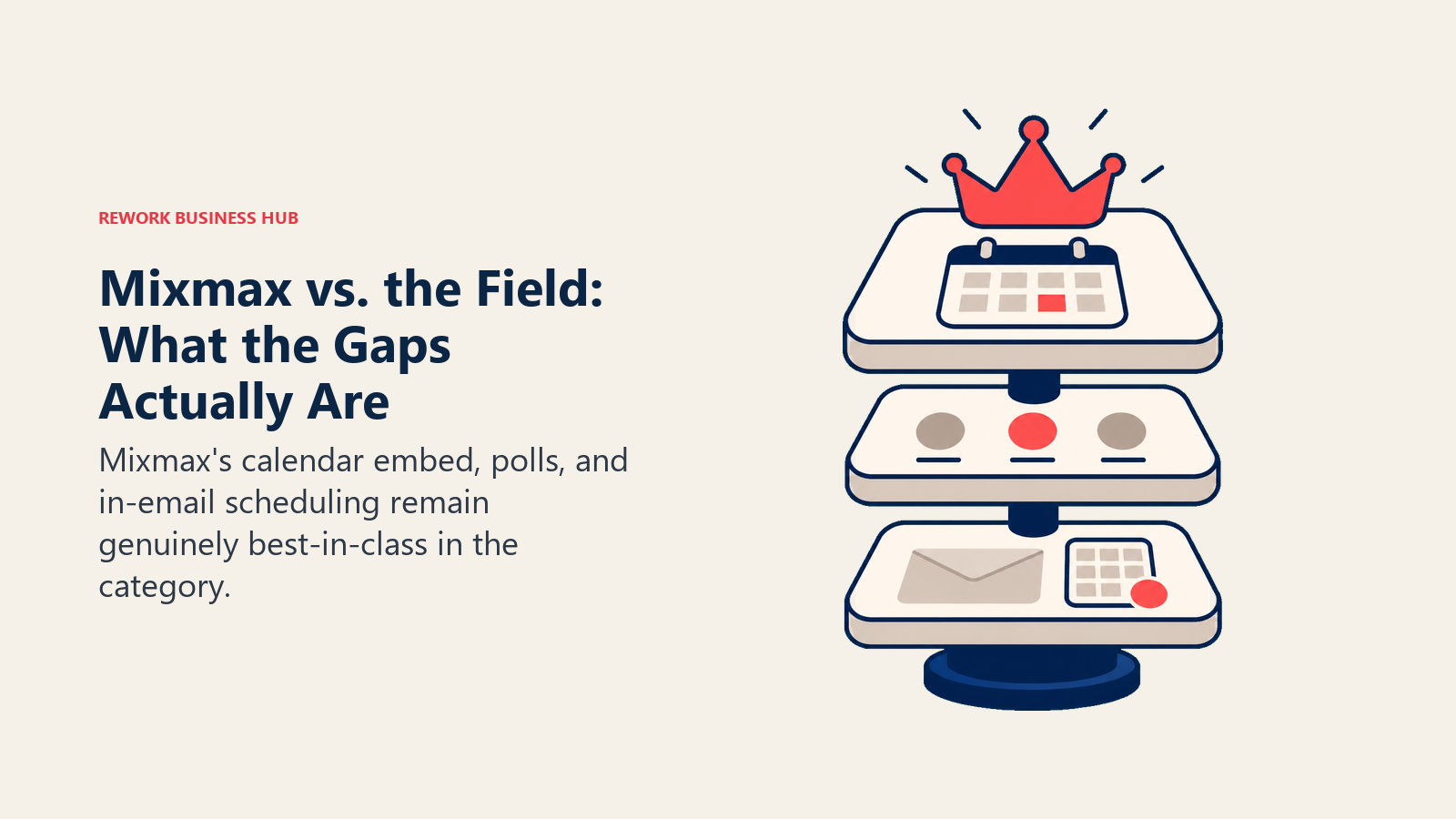 Mixmax vs. the Field: What the Gaps Actually Are shown with a stacked operating layers