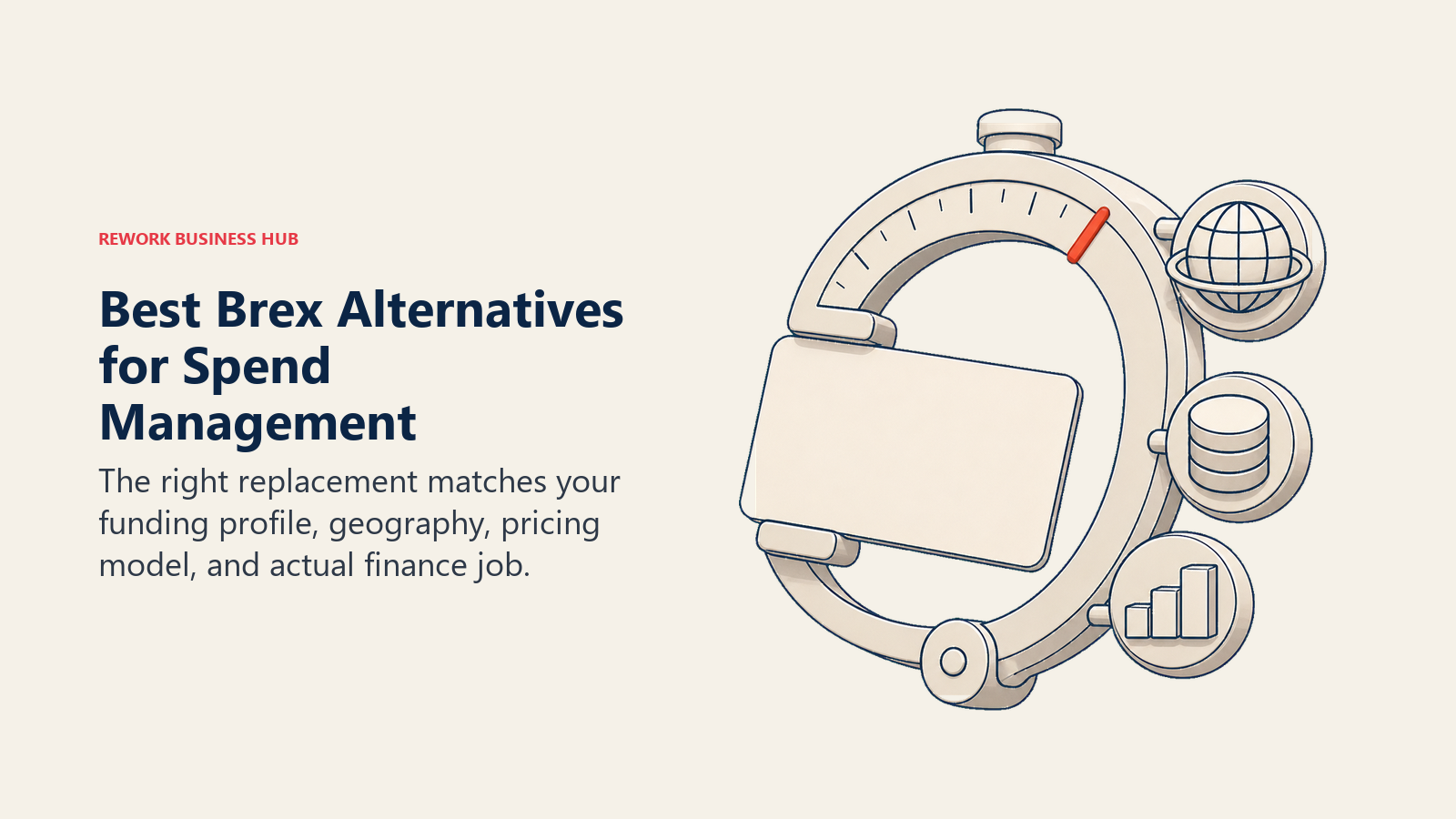 Best Brex alternatives shown as a neutral corporate card measured against funding, geography, and company-stage fit