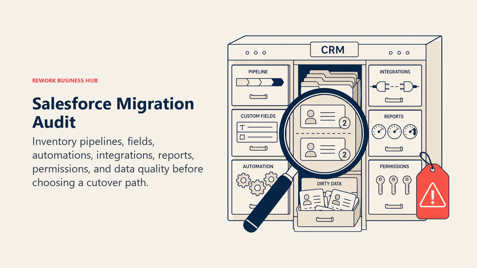 Salesforce Migration Audit: Salesforce org audit lens