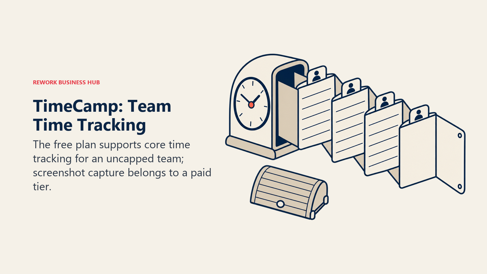 TimeCamp: Team Time Tracking represented by expanding accordion timesheet